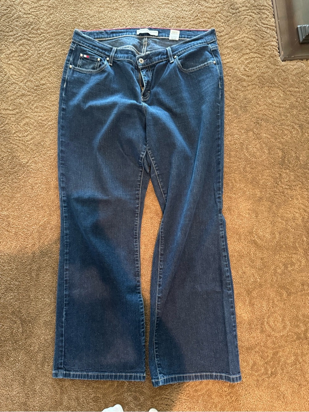Tommy Hilfiger Dark Blue Wide Leg Jeans